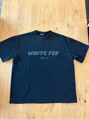 White Fox Vol.3 Black Graphic T-shirt